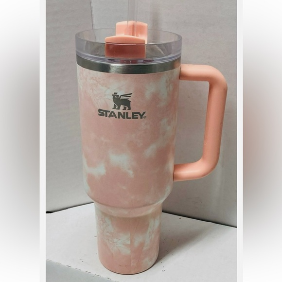 Stanley Other - Stanley Peach Tie Dye Tumbler with Handle - 40oz